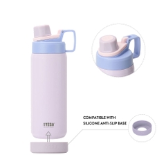 20oz（600ml）- Bình đựng nước thể thao cách nhiệt chân không TYESO Vibrant có tay cầm dễ cầm nắm