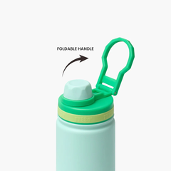 Bình nước giữ nhiệt trẻ em Tyeso 420ml 600ml inox 304 có vòi hút và quai xách ẩn giữ lạnh 12h