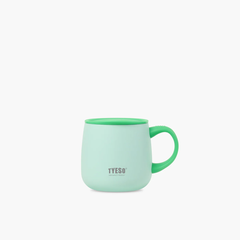 Ly giữ nhiệt Tyeso 355ml phủ men sứ cao cấp kèm nắp đậy và tay cầm tiện dụng hàng chính hãng