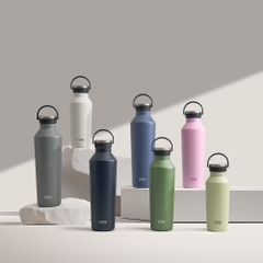 17oz (500ml) - Bình nước thể thao cách nhiệt chân không TYESO có quai xách bằng silicon mềm