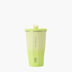 16oz (470ml)-TYESO Gradient Dopamine Tumbler có ống hút có thể thu vào