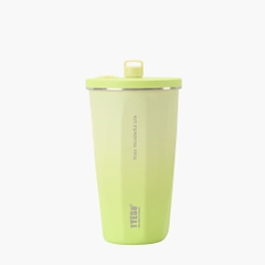 TYESO Gradient Dopamine Tumbler có ống hút có thể thu vào 20oz (600ml)-