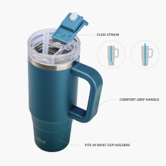 Bình Giữ Nhiệt Ly giữ nhiệt INOX Cốc cách nhiệt có vòi hút Cốc cà phê 900ml/1200ml TS-8866/8868