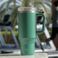 Bình Giữ Nhiệt Ly giữ nhiệt INOX Cốc cách nhiệt có vòi hút Cốc cà phê 900ml/1200ml TS-8866/8868