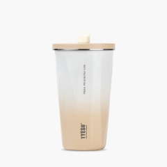 Cốc giữ nhiệt Tyeso có ống hút và nắp có thể thu vào giữ lạnh 24h , giữ nóng 6h 20oz（600ml)