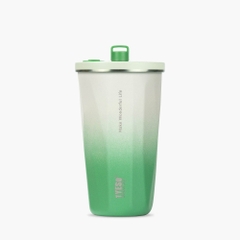 Cốc giữ nhiệt Tyeso có ống hút và nắp có thể thu vào giữ lạnh 24h , giữ nóng 6h 20oz（600ml)