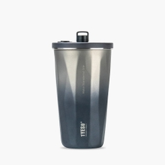 Cốc giữ nhiệt Tyeso có ống hút và nắp có thể thu vào giữ lạnh 24h , giữ nóng 6h 20oz（600ml)