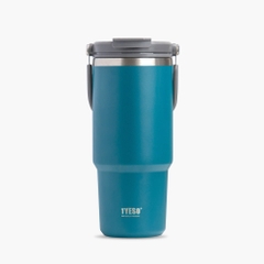 Cốc du lịch bằng thép không gỉ Tyeso ROAM có ống hút lật và nắp đậy 35 oz (1050ml)