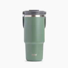 Cốc du lịch bằng thép không gỉ Tyeso ROAM có ống hút lật và nắp đậy 35 oz (1050ml)