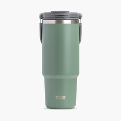Bình Giữ Nhiệt Ly giữ nhiệt TYESO INOX Cốc cách nhiệt có vòi hút/tay cầm Cốc cà phê 40 oz (1200ml)