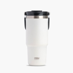 Cốc du lịch bằng thép không gỉ Tyeso ROAM có ống hút lật và nắp đậy 35 oz (1050ml)
