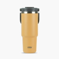 Cốc du lịch bằng thép không gỉ Tyeso có ống hút lật và nắp đậy 30 oz (900ml)