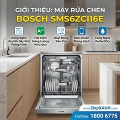 SMS6ZCI00P | Máy rửa chén độc lập series 6, Zeolith
