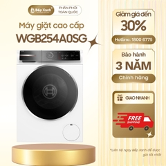 Máy giặt cao cấp Bosch WGB254A0SG Seri 8, 10Kg