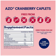 Viên uống Azo Canberry bổ sung lợi khuẩn men vi sinh phụ khoa cho nữ