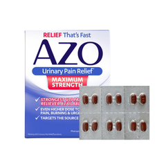 Viên uống AZO Urinary Pain Relief Maximum Strength hỗ trợ đường tiết niệu hộp 24 viên