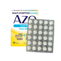 Viên uống Azo Yeast Plus Dual Relief hỗ trợ viêm nấm ngứa đường tiết niệu