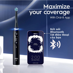 Bàn chải đánh răng điện Oral-B iO Series 6 dành cho người lớn và trẻ em từ 3 tuổi trở lên, màu xám Opal