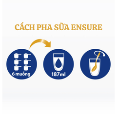 Sữa bột Ensure Original Nutrition Powder hương vani hộp 400g của Mỹ