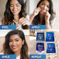 Miếng dán trắng răng Crest Professional Whitestrips cải thiện răng ố xỉ màu Mỹ FULL HỘP