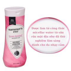 Dung dịch vệ sinh phụ nữ Summer's Eve 444ml Mỹ
