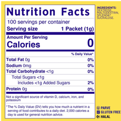 Đường ăn kiêng Splenda Zero Calorie  của Mỹ không Calo dành cho Eat Clean Keto thùng 1000 gói