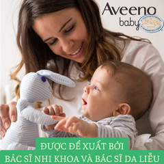 Kem dưỡng ẩm Aveeno Baby Eczema Therapy giúp làm dịu da khô, ngứa, kích ứng cho bé