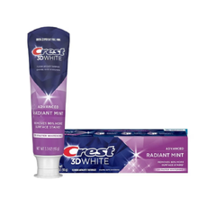 Kem đánh răng Crest 3D White Advanced Radiant Mint trắng răng ngừa sâu răng 93g Mỹ