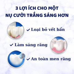 Kem đánh răng Crest 3D White Advanced Radiant Mint trắng răng ngừa sâu răng 93g Mỹ