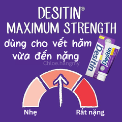 Kem hăm Desitin xanh tím Daily Defense Maximum Strength 113g Johnson & Johnson Mỹ