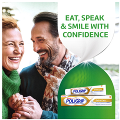Keo dán hàm răng giả POLIGRIP Super strong all day hold Denture Adhesive Cream
