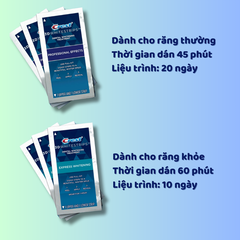 Miếng dán trắng răng Crest Professional Whitestrips cải thiện răng ố xỉ màu Mỹ FULL HỘP