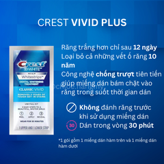 Tách lẻ 1 gói-Miếng dán trắng răng Crest Professional Whitestrips cải thiện răng ố xỉ màu