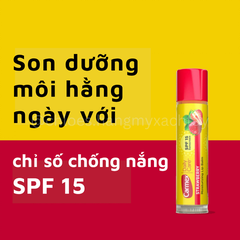 Son dưỡng môi Carmex Classic Lip Balm chống nắng SPF 15