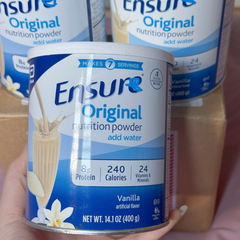 Sữa bột Ensure Original Nutrition Powder hương vani hộp 400g của Mỹ