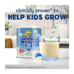Sữa bột Pediasure Grow and Gain hương vanilla hươu cao cổ hộp 400g Mỹ