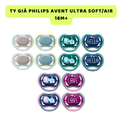 Ty giả Avent Ultra Air/Ultra Soft cho bé đủ size Tháng Siêu Mềm