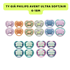 Ty giả Avent Ultra Air/Ultra Soft cho bé đủ size Tháng Siêu Mềm