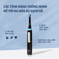 Bàn chải đánh răng điện Oral-B iO Series 3 Luxe-màu đen