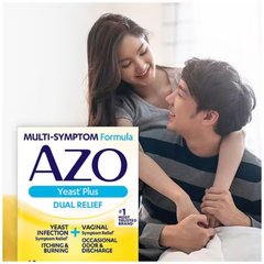 Viên uống Azo Yeast Plus Dual Relief hỗ trợ viêm nấm ngứa đường tiết niệu