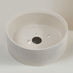 Rivius Mera - Lavabo Tròn Đá Tự Nhiên Tối Giản