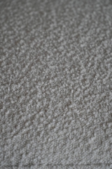 Rivius Waffina – Ghế Bar Vải Bouclé Tựa Tròn Hiện Đại