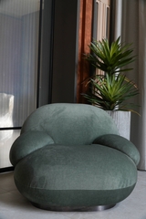 Rivius Overa – Ghế Bành Tựa Phồng Bọc Vải Cỡ Lớn