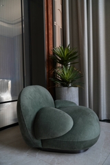 Rivius Overa – Ghế Bành Tựa Phồng Bọc Vải Cỡ Lớn