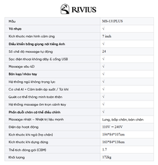 Rivius Auralis – Ghế Massage 4D Art Motion: Trải Nghiệm Cá Nhân Hóa Hoàn Hảo