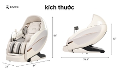 Rivius Auralis – Ghế Massage 4D Art Motion: Trải Nghiệm Cá Nhân Hóa Hoàn Hảo