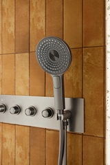 Rivius Aquanox – Bộ Vòi Sen Sắc Đen Với Bảng Điều Khiển Hiện Đại