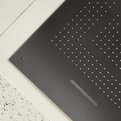 Rivius Aquanox – Bộ Vòi Sen Sắc Đen Với Bảng Điều Khiển Hiện Đại