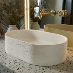 Rivius Elna - Lavabo Đặt Bàn Dáng Oval Thanh Lịch Tối Giản