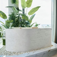 Rivius Saren - Bồn Tắm Đá Mài Phong Cách Bắc Âu Tối Giản